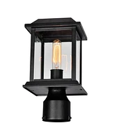 Cwi Lighting 11.7" Metal Blackbridge 1 Light Outdoor Lantern Head