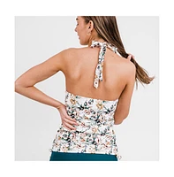 Calypsa Plus Halter Maya Swim Top