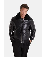 Furniq Uk Men's Quilted Jacket, Black