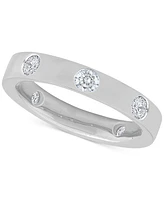 Diamond Bezel-Set Polished Band (3/4 ct. t.w.) 14k Gold