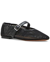 Steve Madden Women's Dreaming Mesh Mary Jane Flats