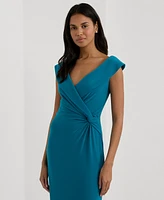 Lauren Ralph Women's Twisted Off-The-Shoulder Gown