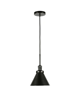 Hudson & Canal Zeno 8.5" Wide Pendant with Metal Shade