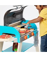 Melissa and Doug Deluxe Grill Pizza Oven Playset - Multi