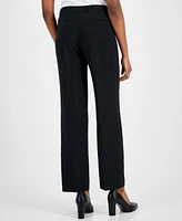 Anne Klein Women's Mid-Rise Pleated Trousers