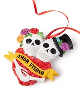 Holiday Lane Day of the Dead Skeleton Couple Ornament, Created for Macy's