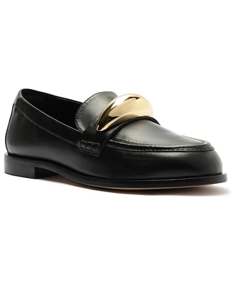 Arezzo Women's Vicky Round Toe Loafers