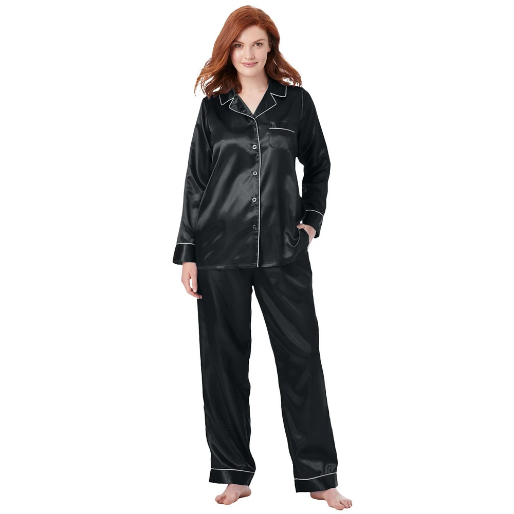 Amoureuse Women's The Luxe Satin Pajama Set