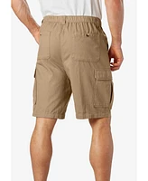 KingSize Men's Big & Tall Knockarounds 8" Full-Elastic Cargo Shorts
