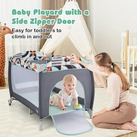 Costway Baby 3 1 Playard Portable Nursery Center