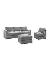 Simplie Fun Granite modular sectional set, 5-pc contemporary