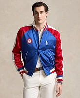 Polo Ralph Lauren Men's Team Usa Satin Baseball Jacket