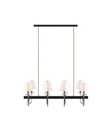 Fairmount 8-Light Traditional Chandelier With Drum Shades