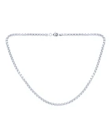 Bling Jewelry Heavy Large Solid 5MM Thick Sterling Silver Square Box Chain Necklace 16 Inch