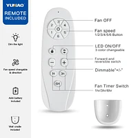 Smart 72" Integrated Led Ceiling Fan With Silver Blades In Brushed Nickel Finish