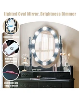 Vanity Dressing Table 10 Dimmable Bulbs Touch Switch for Bedroom