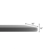 36" Inch Round Tempered Glass Table Top Black Glass 1/2" Inch Thick Beveled Polished Edge