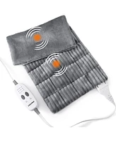 Caromio Weighted Electric Heating Pad with Massager