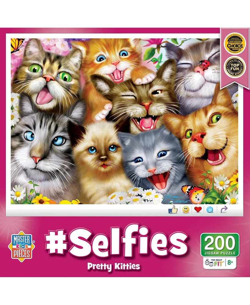 MasterPieces Puzzles MasterPieces Selfies - Pretty Kitties 200 Piece Jigsaw Puzzle