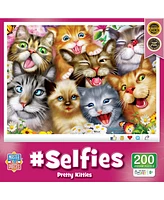 MasterPieces Puzzles MasterPieces Selfies - Pretty Kitties 200 Piece Jigsaw Puzzle