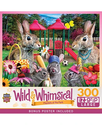 MasterPieces Puzzles MasterPieces Playdate at the Park 300 Piece Ez Grip Puzzle for Adults