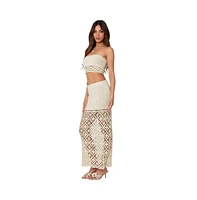 Edikted Women's Ida crochet tube top