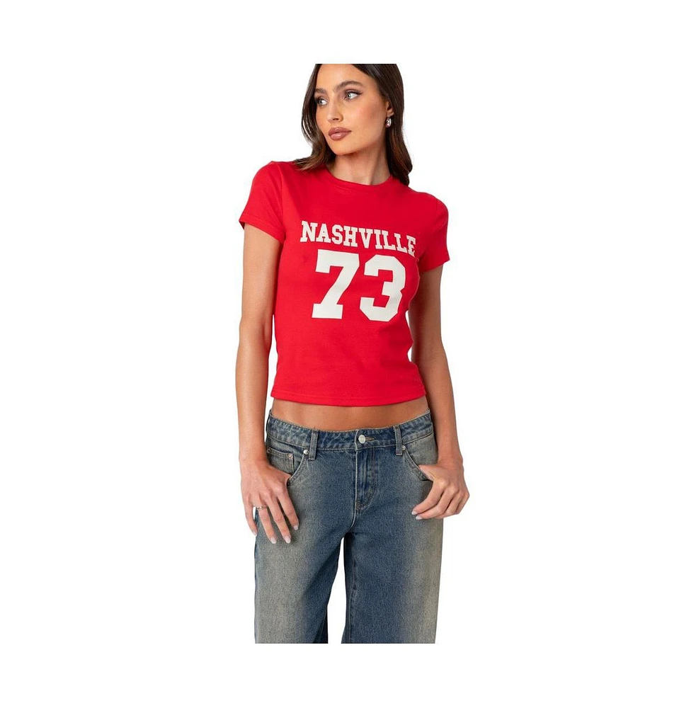 Edikted Women's Nashville T Shirt