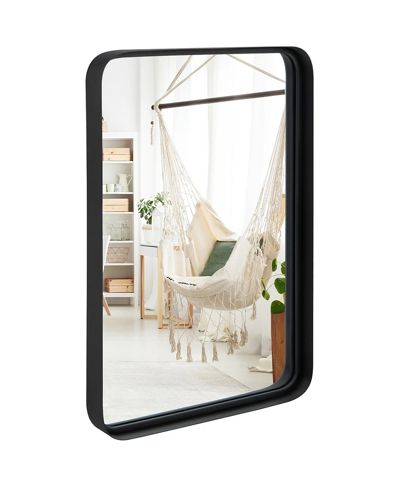 Costway 36''X24'' Wall Mount Bathroom Mirror Rectangular Vanity Mirror Vertical Horizontal