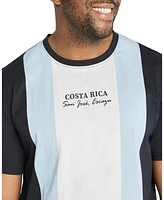 Johnny Bigg Men's Vertical Stripe Longline Tee