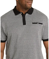 Johnny Bigg Big & Tall Colby Jacquard Polo