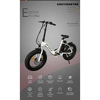 Streamdale Furniture G20 Folding Electric Bike Ebike Bicycle 500W Motor 20 Fat Tire With 36V/13Ah Li-Battery New