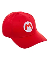 Super Mario Men's Mario Red Cosplay Hat