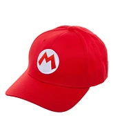 Super Mario Men's Mario Red Cosplay Hat