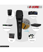 5 Core Professional Microphone Audio Dynamic Cardiod Karaoke Singing Wired Mic Music Recording Karaoke Microphone Pm 222