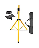 5 Core Speaker Stand Tripod Floor Heavy Duty Adjustable Up to 72 Inch Dj Studio Monitor Stands Pole Mount - Ss Hd 1 Pk Ylw Bag