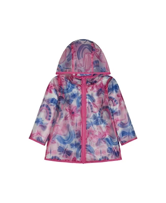 Carter's Toddler Girls Hooded Water-Resistant Printed Raincoat