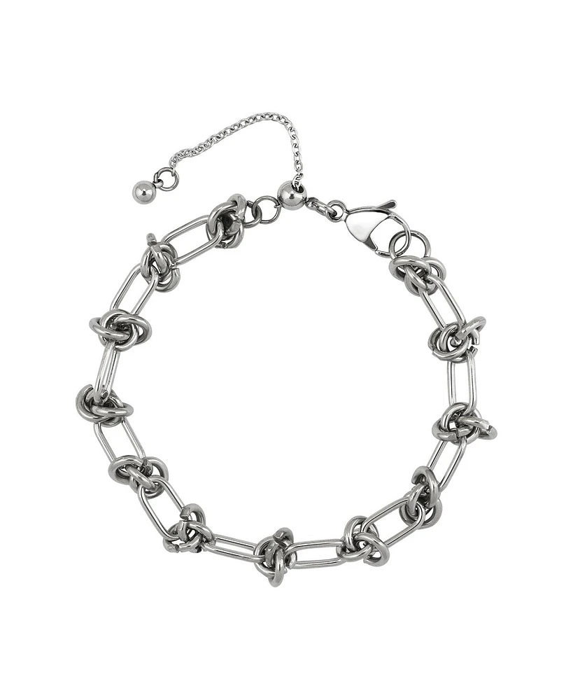 Rebl Jewelry Saint Knot Chain Bracelet