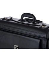 Alpine Swiss 19 Wheeled Briefcase Rolling Case Sales Sample Pilot Lawyer Attache