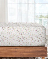 Printed Quatrefoil - 100% Organic Cotton Percale Sheets King Size Set - Deep Pocket,