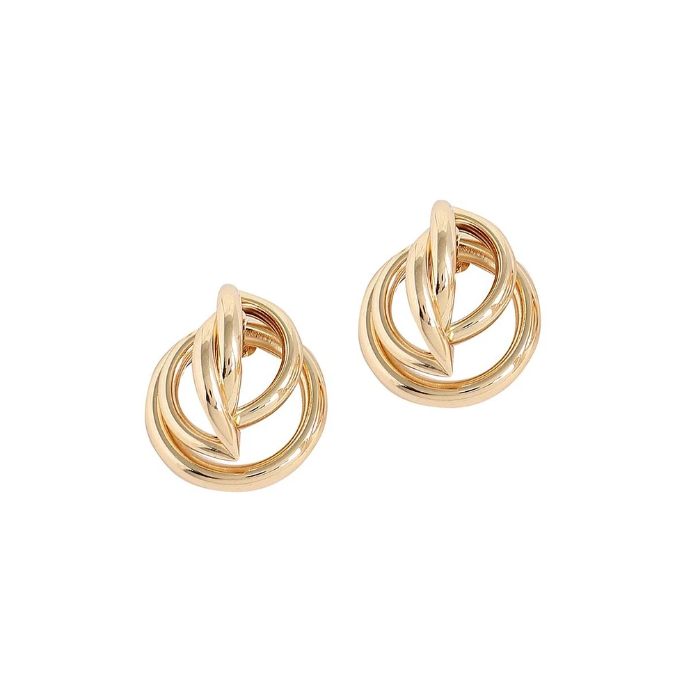 Sohi Women's Overlap Stud Earrings