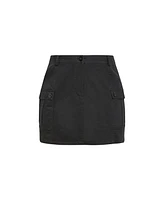 City Chic Women's Cargo Halo Side Pockets Mini Skirt