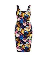 City Chic Women's Helen Print Dress