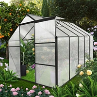 Streamdale Furniture Durable 6x10 Ft Polycarbonate Greenhouse