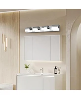 Streamdale Furniture Modern Bathroom Vanity Lighting 4-Light Led Vanity Lights Over Mirror Bath Wall Lighting