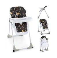 Slickblue Toddler 3-In-1 Convertible Baby High Chair
