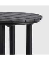 WestinTrends Outdoor Patio Bar Height Table and Stool 4-Piece Dining Set
