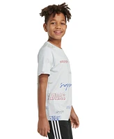 adidas Big Boys Cotton Short-Sleeve Printed Lineage Love T-Shirt