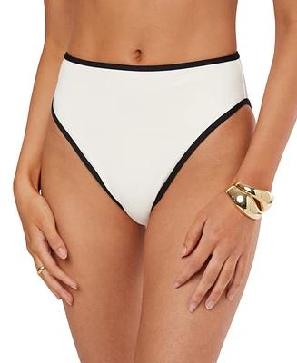 WeWoreWhat Women's High-Rise Bikini Bottoms