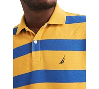 Nautica Men's Classic Short Sleeve Striped Deck Polo Shirt