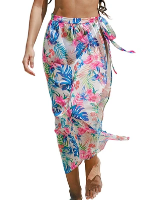 Cupshe Women's Tropical Side Tie Sarong